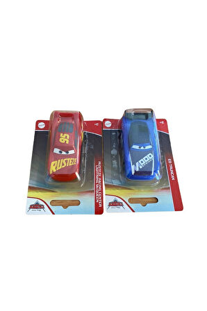 Şimşek Mcqueen Disney Lisanslı Mattel Oyuncak Arabalar 2'li Set