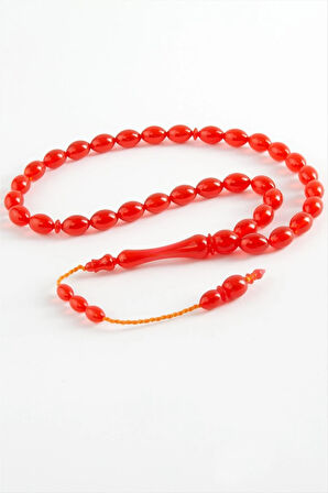 Zeytin Şekilli Plastik Tesbih 8*11 mm