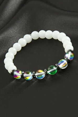 Neon Kuvars Doğaltaş Bileklik