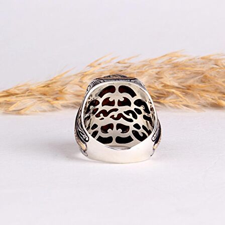 925 AYAR GÜMÜŞ KAPLANGÖZÜ TAŞLI OVAL MODEL YÜZÜK