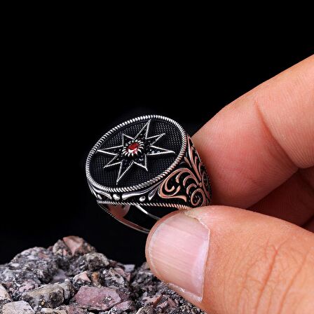 925 AYAR GÜMÜŞ YILDIZ MODEL YÜZÜK