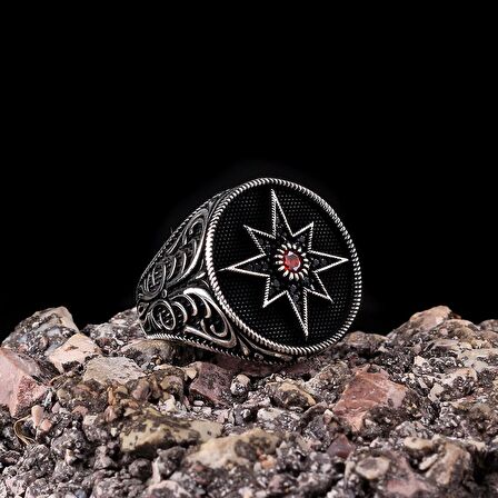 925 AYAR GÜMÜŞ YILDIZ MODEL YÜZÜK