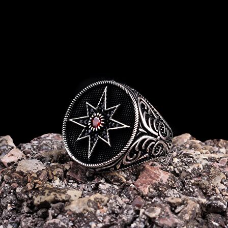 925 AYAR GÜMÜŞ YILDIZ MODEL YÜZÜK