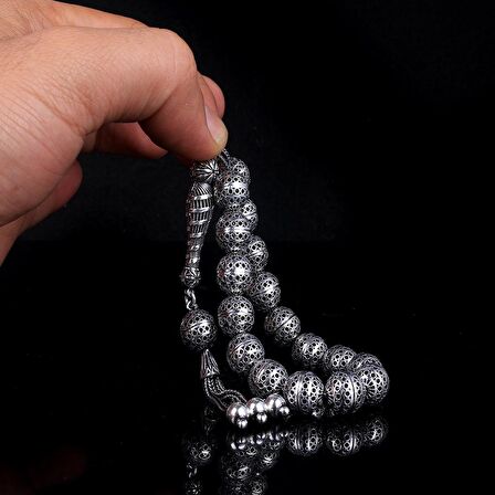 TAMAMI 925 AYAR GÜMÜŞ MASKOT BOY TESBİH