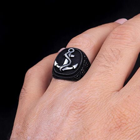 MİKRO TAŞLI DENİZ ÇAPASI MODEL 925 AYAR GÜMÜŞ YÜZÜK