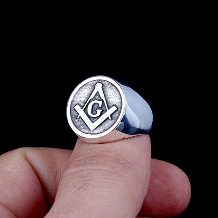 925 AYAR GÜMÜŞ MASON TASARIM GÜMÜŞ YÜZÜK