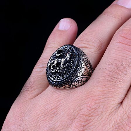 AYYILDIZ KURT MODEL 925 AYAR GÜMÜŞ YÜZÜK