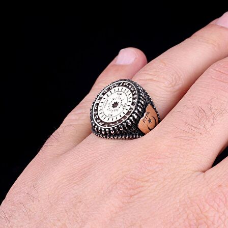 TURAN YÜZÜĞÜ TÜRK BOYLARI BAYRAĞI 925 AYAR GÜMÜŞ YÜZÜK