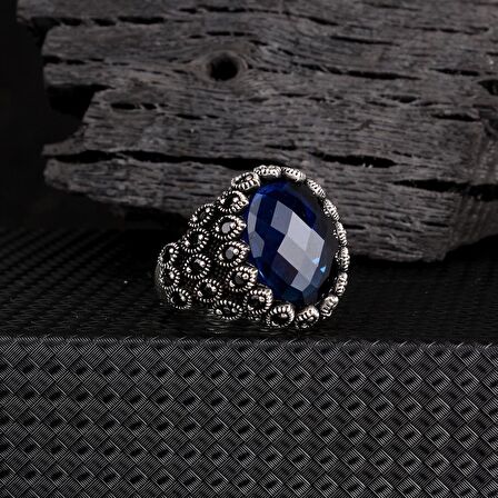 ZİRKON TAŞLI DAMLA MODEL 925 AYAR GÜMÜŞ YÜZÜK