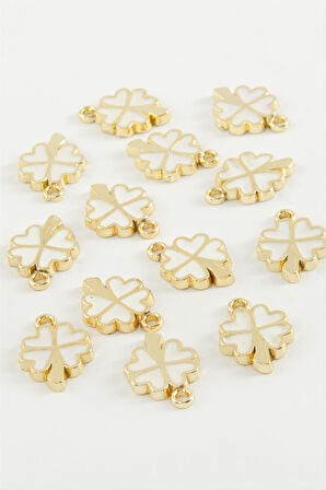 Yonca Tek Kulplu Mineli Bileklik ve Kolye Ucu Aparatı 1 Adet