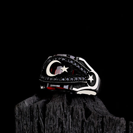 925 Ayar Mikro Taşlı Ayyıldız Model Yüzük