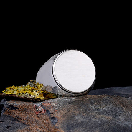 925 Ayar Gümüş Sade Model Erkek Yüzük