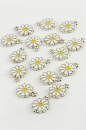 Papatya Tek Kulplu Mineli Bileklik ve Kolye Ucu Aparatı 1 Adet