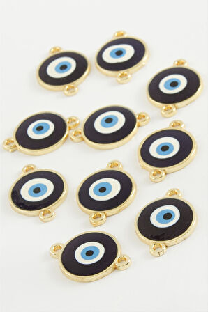 Nazar Çift Kulplu Mineli Bileklik ve Kolye Ucu Aparatı 1 Adet