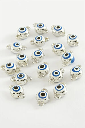 Nazar Çift Kulplu Mineli Bileklik ve Kolye Ucu Aparatı 1 Adet