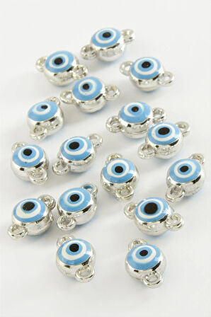 Nazar Çift Kulplu Mineli Bileklik ve Kolye Ucu Aparatı 1 Adet