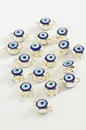 Nazar Çift Kulplu Mineli Bileklik ve Kolye Ucu Aparatı 1 Adet