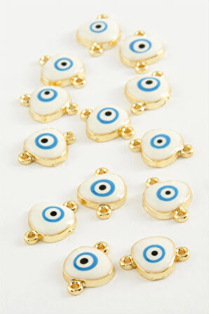 Nazar Çift Kulplu Mineli Bileklik ve Kolye Ucu Aparatı 1 Adet