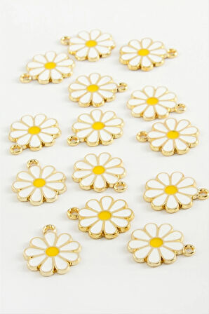 Papatya Tek Kulplu Mineli Bileklik ve Kolye Ucu Aparatı 1 Adet