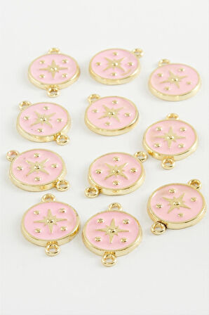 Yıldız Tek Kulplu Mineli Bileklik ve Kolye Ucu Aparatı 1 Adet