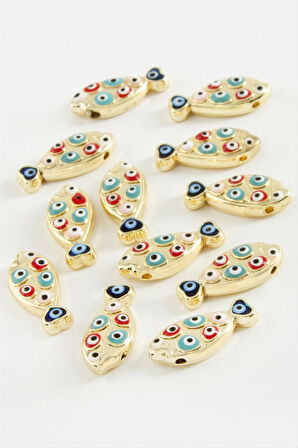 Balık Nazar Mineli Bileklik ve Kolye Ucu Aparatı 1 Adet