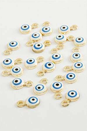 Nazar Tek Kulp Mineli Bileklik ve Kolye Ucu Aparatı 1 Adet