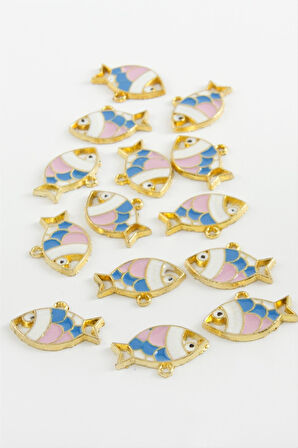 Balık Tek Kulp Mineli Bileklik ve Kolye Ucu Aparatı 1 Adet