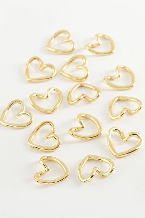 Kalp Metal Bileklik ve Kolye Ucu Aparatı 1 Adet