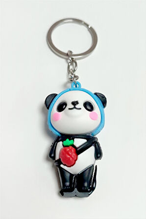 Panda Silikon Anahtarlık