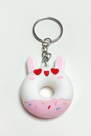 Simit Silikon Anahtarlık