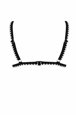 DeFacto Regular Fit Nakışlı Bikini Üstü-Fall in Love C3202AX24HSBK81