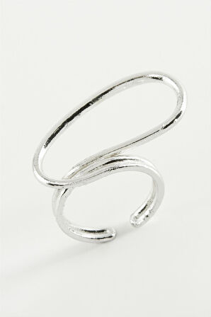 Oval Metal Yüzük