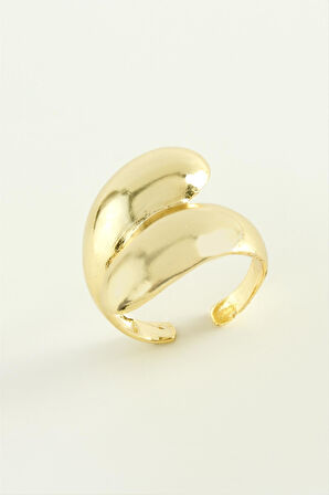 Su Damlası Metal Yüzük