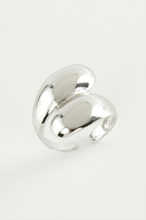 Su Damlası Metal Yüzük