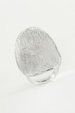 Oval Metal Yüzük