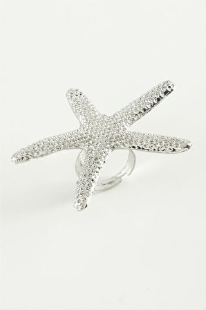 Deniz Yıldızı Metal Yüzük