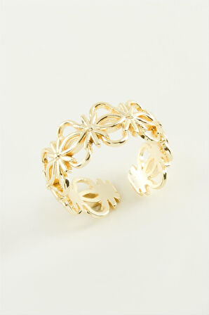 Çiçek Metal Yüzük