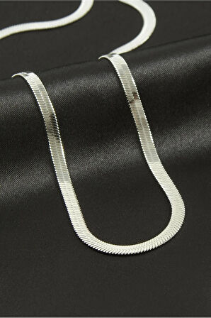 İtalyan Zincir Çelik Kolye 55 cm