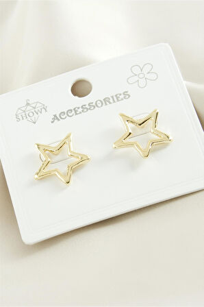 Yıldız Metal Küpe