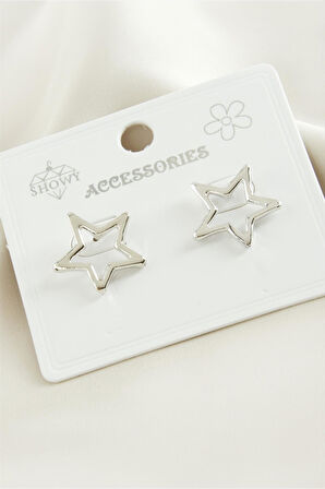 Yıldız Metal Küpe