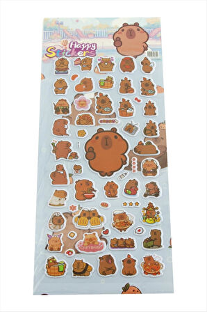Happy Kabartmalı Sticker