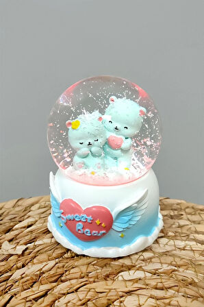 Ayıcık Işıklı Kar Küresi Küçük