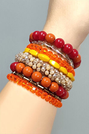 8 Adet Zr Model Bileklik