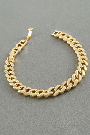 Xuping Oval Zincir Lüks Çelik Bileklik