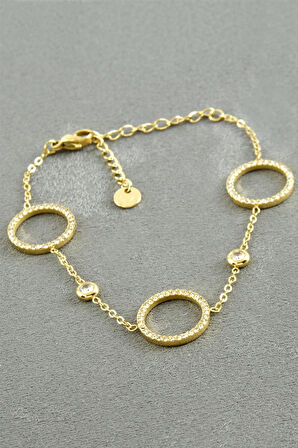 Yuvarlak Lüks Çelik Bileklik