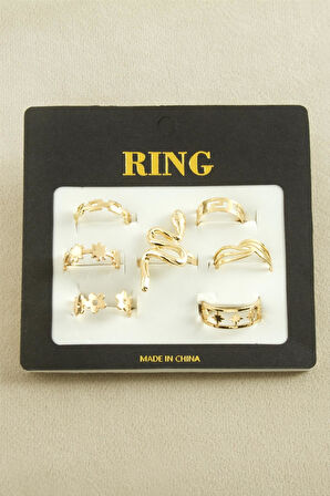 7 Adet Lüks Eklem Yüzük