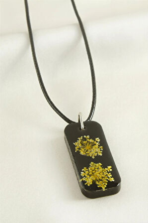 Sultanotu Dikdörtgen Epoksi Kolye