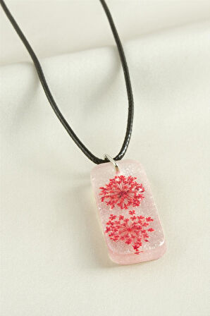 Sultanotu Dikdörtgen Epoksi Kolye