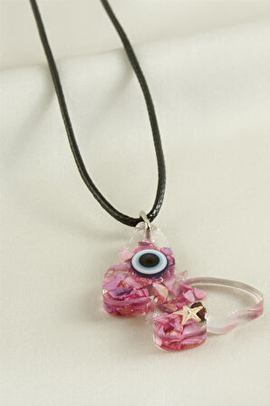 Kelebek Epoksi Kolye