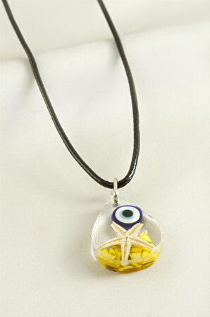 Deniz Yıldızı Damla Epoksi Kolye